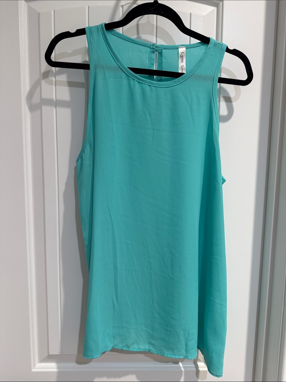 Lysse Sleeveless Tank Top in Teal Blue-Green